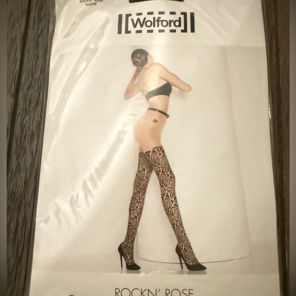 Rockn' Rose Patterned Tights